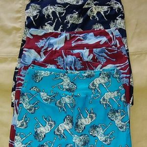 Htf NWT Horse/Unicorn Prints